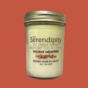 The Serendipity Soy Candle Company Holiday Memories Scented Candle